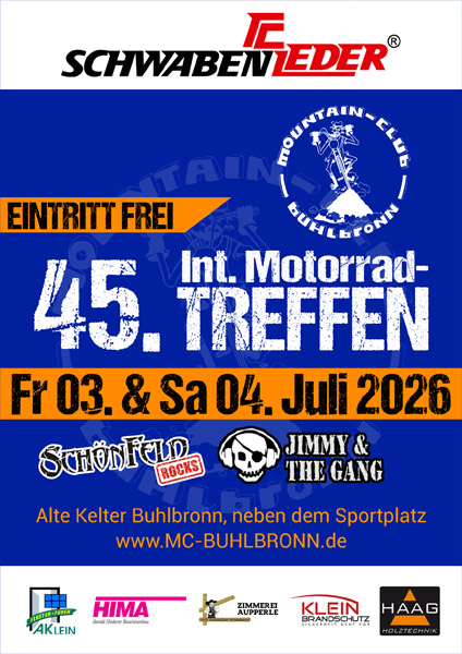 Plakat MC-Treffen 2026
